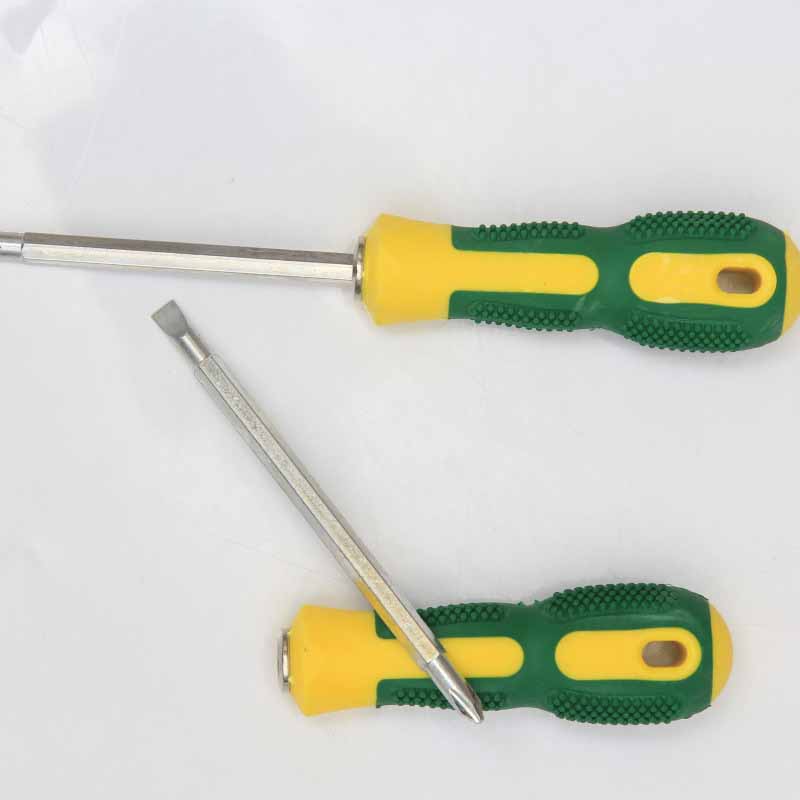 2 In 1 Double-head Multi-function Screwdriver Removable Hand Tool Slotted Cross Screw Driver Impact Repair Tool