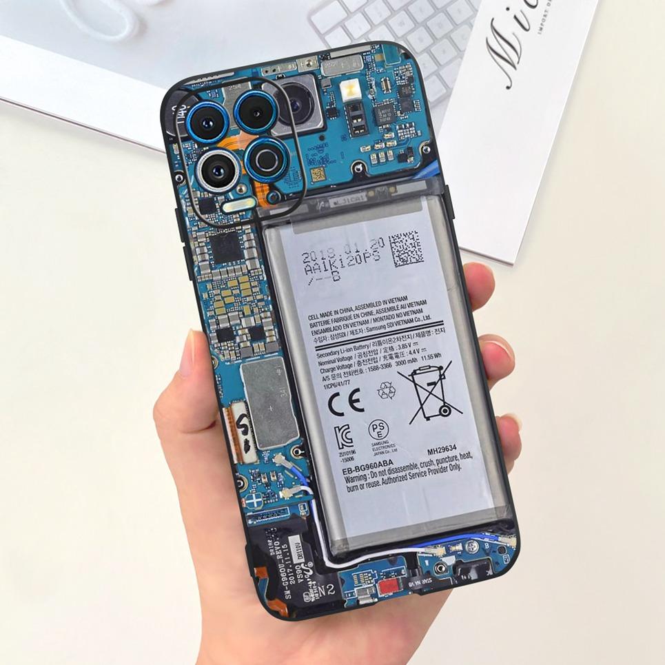 For Cover Motorola Edge S 5G / Motorola Moto G100 Gothic Style Black Cat Cool Pattern Funda Etui For MotoG100 EDGES Soft TPU Bag