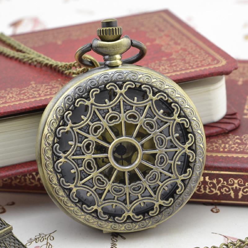 

Ретро Золотые Часы-Кулон Паутина для Мужчин и Женщин - Большой Размер Подарочный Аксессуар