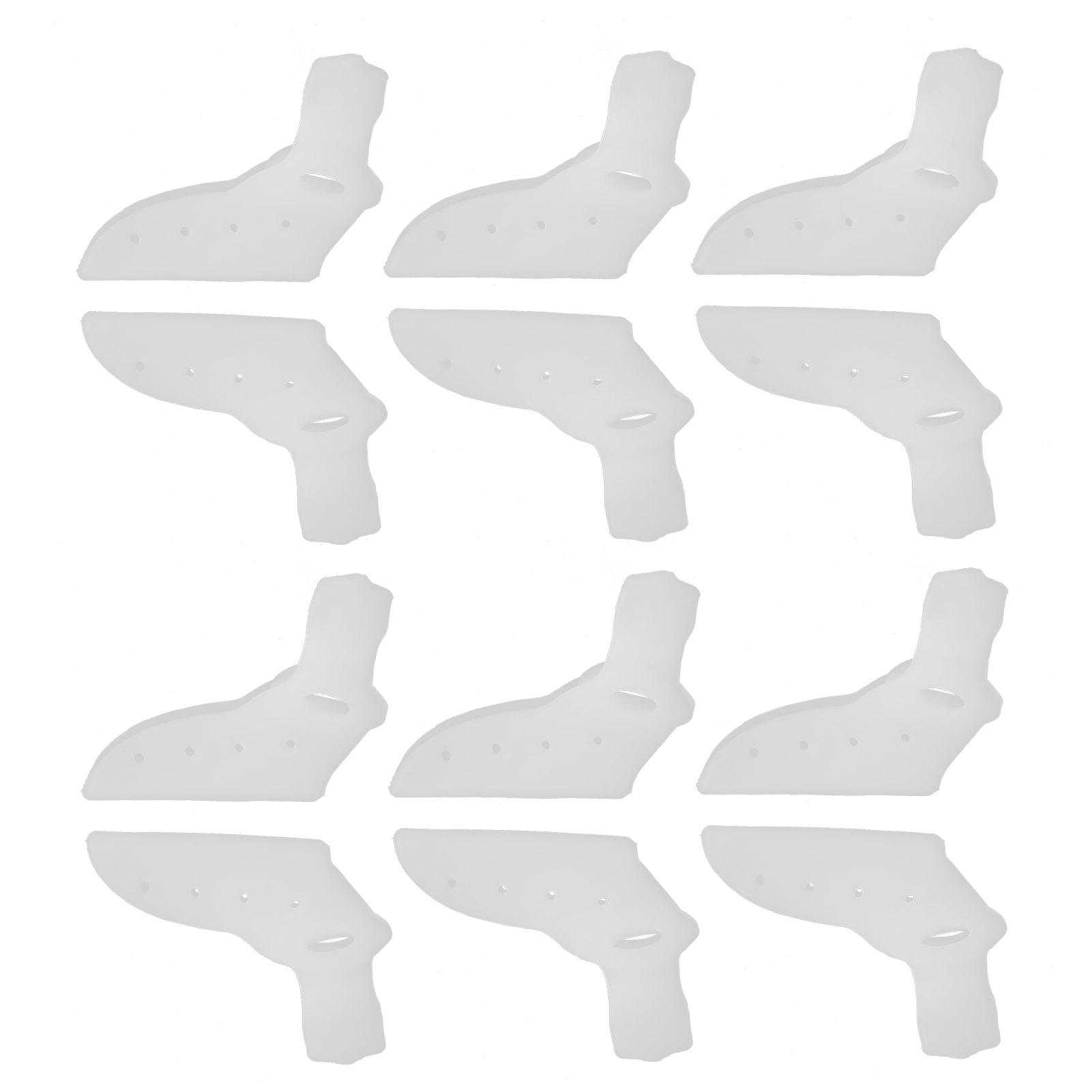 

6 Pairs Big Toe Separator 3 Hole Soft Pad Pain Relief Overlapping Corrector Supplies