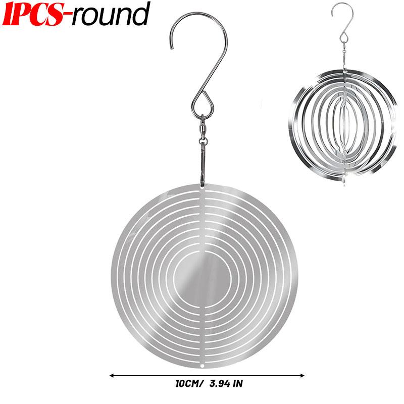 

Reflective Hanging Bird Repeller Discs Wind Chime Bird Deterrent for Garden Decorative Birdproofing Reflectors to Keep Bird Away