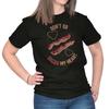 Funny Food Pun Don't Go Bacon My Heart Joke Womens Graphic Crewneck T Shirt Tee