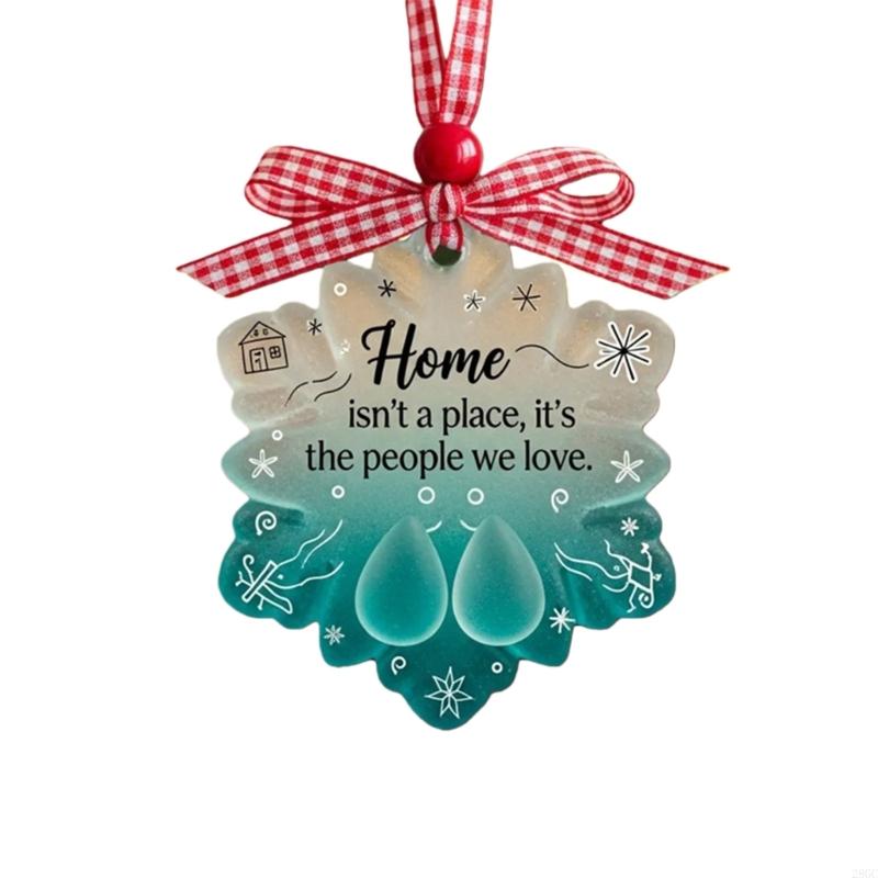 28GC Holiday Auto Decors Acrylic Christmas Ornament Safe Car Interior Hanging Ornament