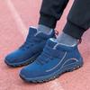 Zimní sněhule pro muže zahřejí Bavlněné boty Outdoorové turistické boty Plyšové teplé vysoké kotníkové boty Mužské tenisky