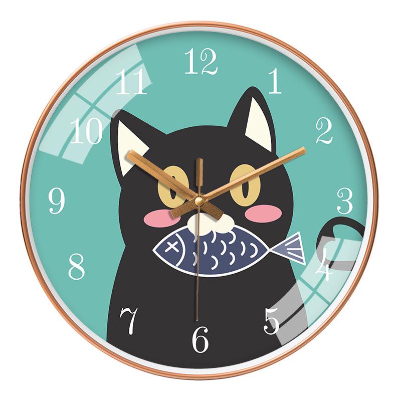12-Inch Nordic Starry Sky Silent Wall Clock for Bedroom & Living Room