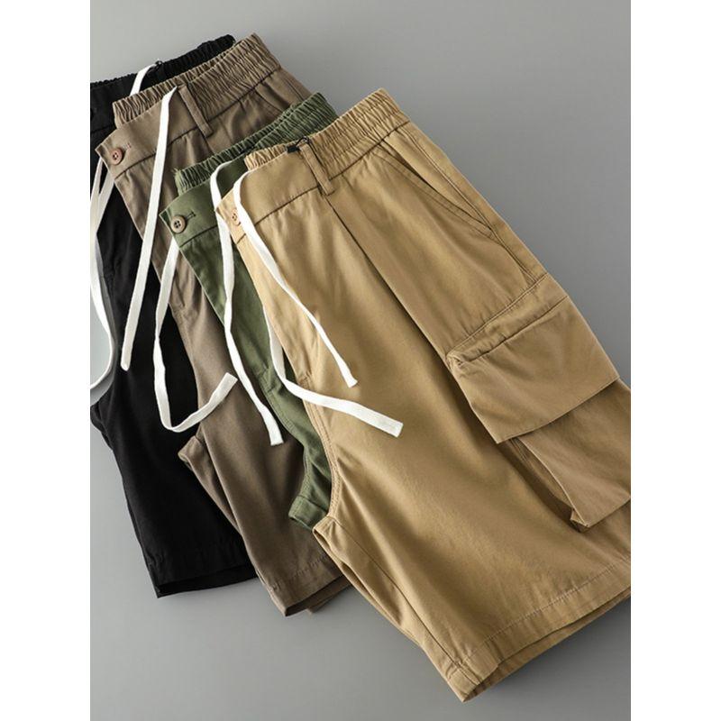 Simple Fashion Brand Cotton Casual Export Parka Shorts