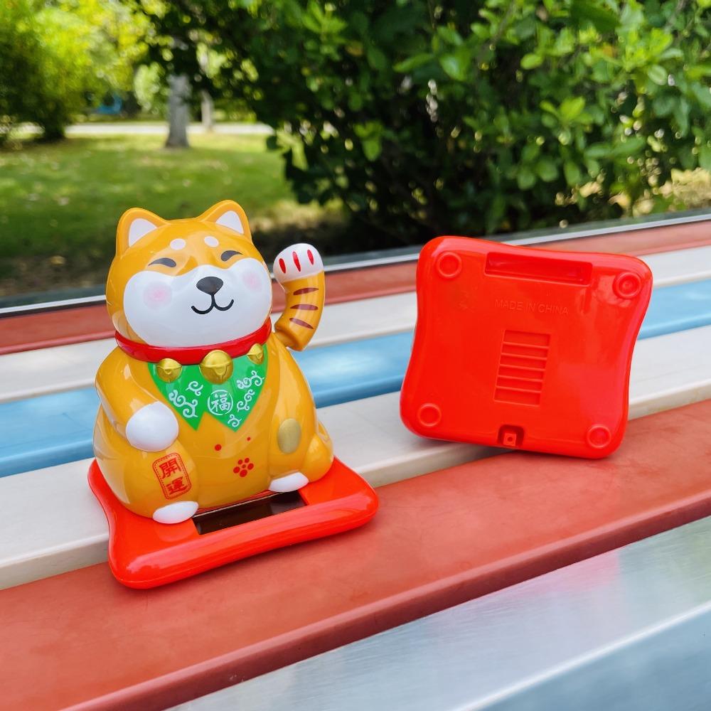 Solar New Lucky Cat Car Ornaments Interior Styling Accessories Holiday Gifts for Home Car Hotel Restaurant Decor Craft