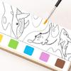 Educational Watercolor Drawing Diary Included Art Brush and Watercolor Paint For Kids Beginner Artists Outdoor Painting