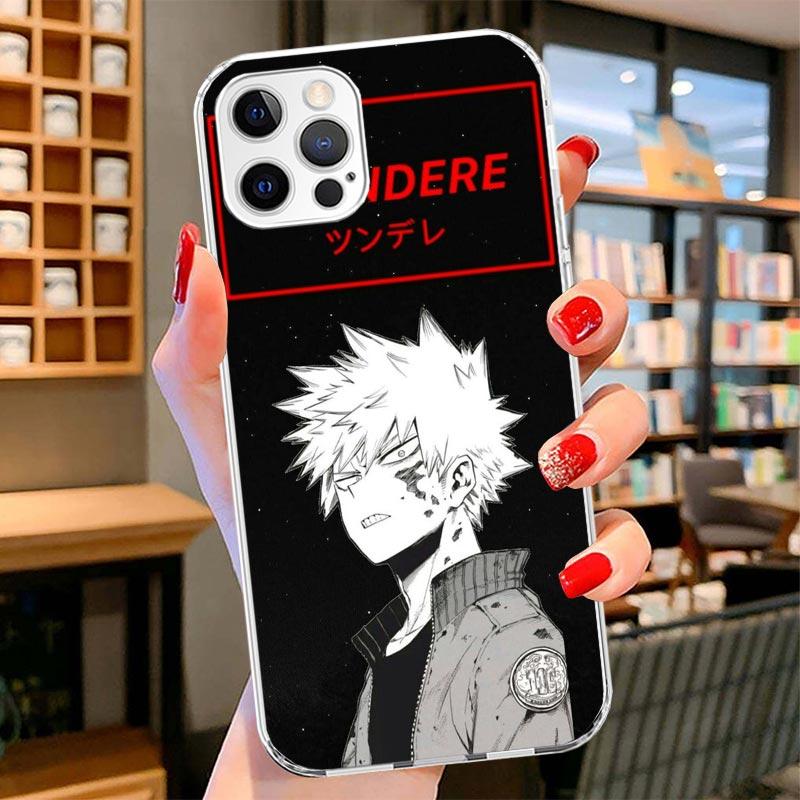 My Hero Bakugou Katsuki Cover Phone Case For iPhone 16 17 Air 15 14 Pro Max 16E Phone Case 13 Mini 12 11 7 SE 8 Print Pattern Fi