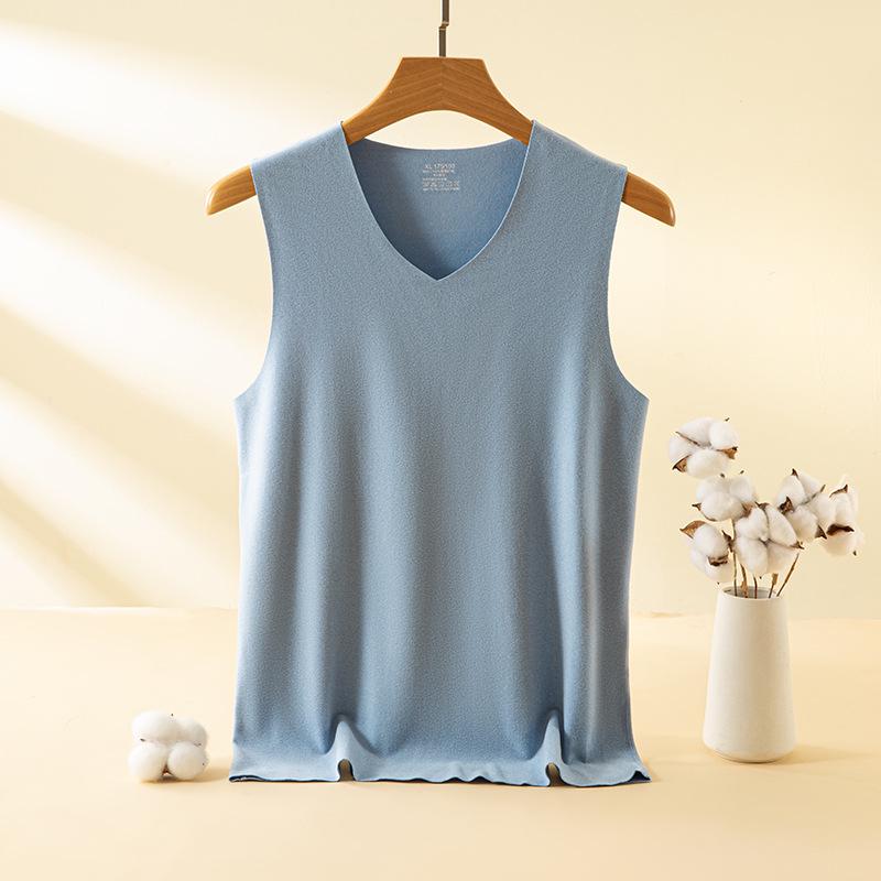 Nahtlose kationische Garn Unisex Warme Weste mit geformtem Design und angerautem Unterhemd