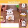 Figurine Adorabile din Rășină Hamster Mini Ornamente Pentru Terariu Sau Afișaj Bonsai