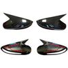 Car Rearview Side Mirror Cover   Wing Cap Fit For Hyundai Sonata DN8 2011-2014 Exterior Rear View Case Trim Shell Carbon Fiber