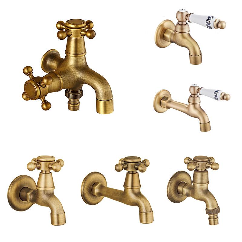 TLXT Antique Ceramic Mop Sink Faucet