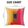 Portal Glow square Jacquard Pillow Cover for Sofa Office Waist Cushion Cover Home Decorative Pillowcase