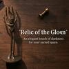 Xiaobudian Halloween Skeleton Candle Holder, Gothic Resin Hand And Standing Candlestick Holders for Table Mantel Decor