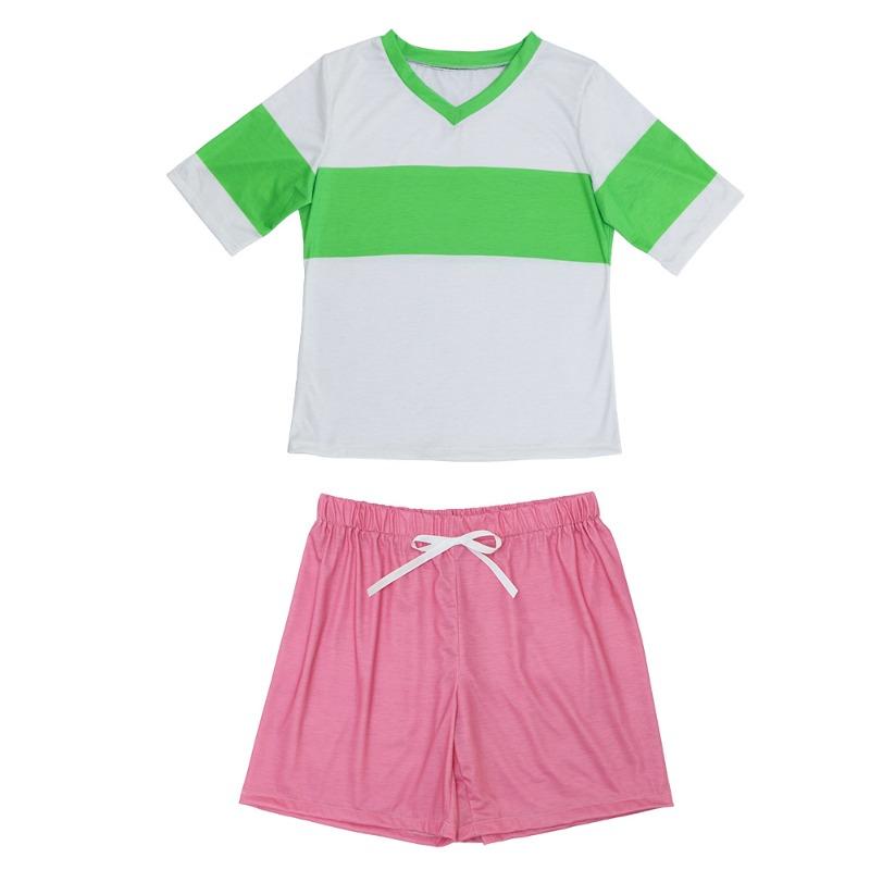Spirited Away Ogino Chihiro Clothing Comic-Con Short Sleeve Loose Suit Stage Performance Clothing
