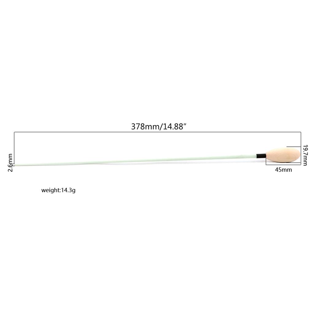 Music Conductor Baton, Wood Handle Music Baton Stick for Symphony Leader Choral Director Accessories Musical Instrument