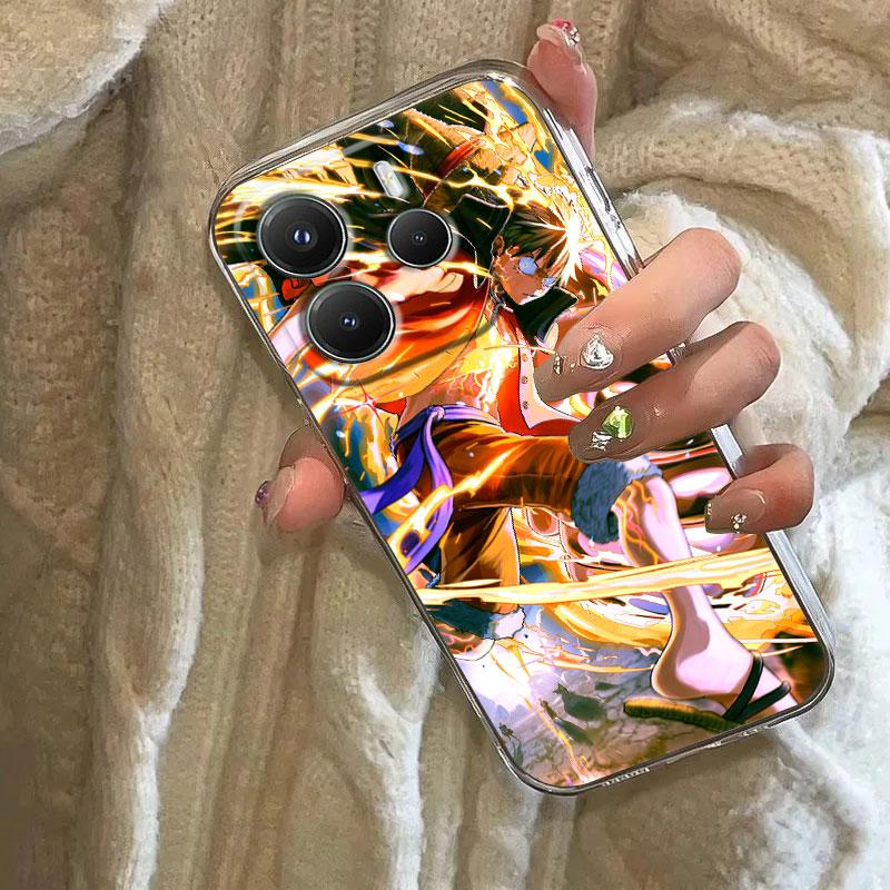 Cartoon Shanks Luffy Zoro Case For Xiaomi Redmi Note 15 14 13 12 11 10 Pro Plus 5G Cover For Redmi 15C 15 14C 13C 12C Phone Case