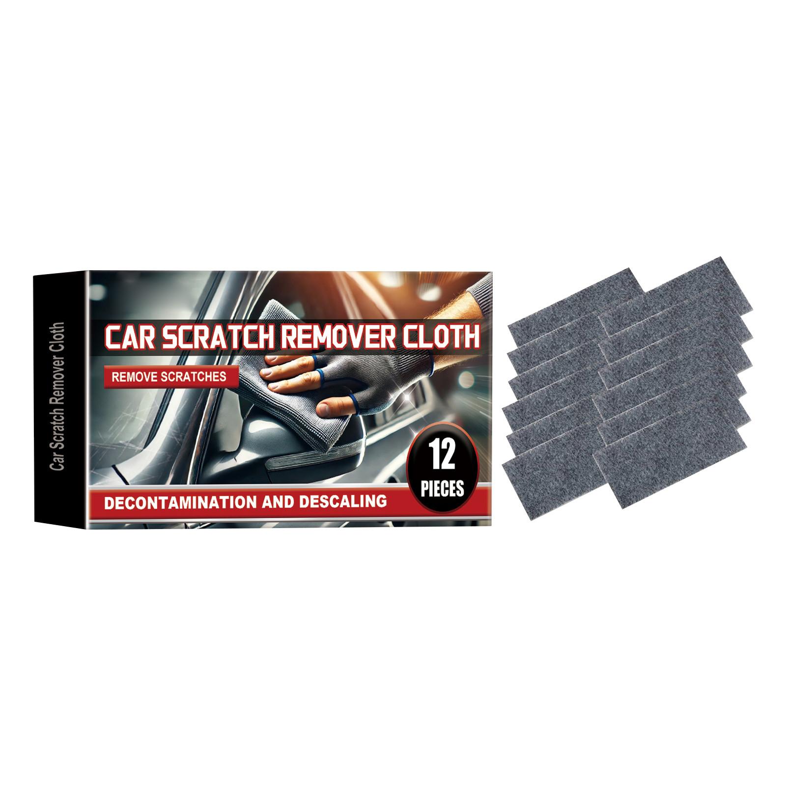 

12 шт. нано-флэш-ткань для удаления царапин автомобиля нано-ткань нано-ткань для протирания царапин на автомобиле One Size чёрный