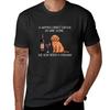 Cockapoo and Wine Funny Dog T-Shirt Blanks Vintage Customizeds Shirts Graphic Tees Men T Shirts