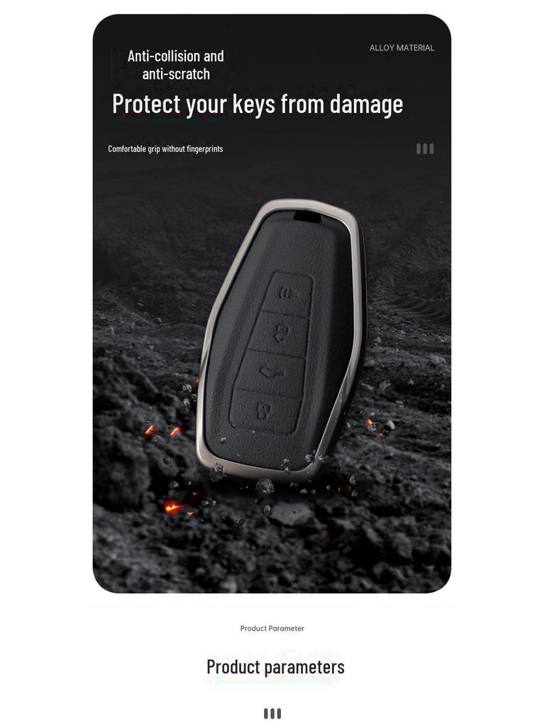 High-End Key Cover for Geely Models: Emgrand, Xingrui, Xingyue L, Binrui, Boyue, Binyue, GS