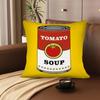 1pc Andy Warhol Pop Art Tomato Soup Pillow Case Fashion Square Pillowcase Bedroom Sofa Room Ins Decoration Leisure