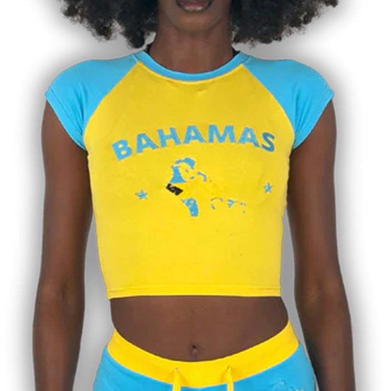 Damski crop top slim fit w stylu Y2K - Streetwear w stylu europejskim i amerykańskim