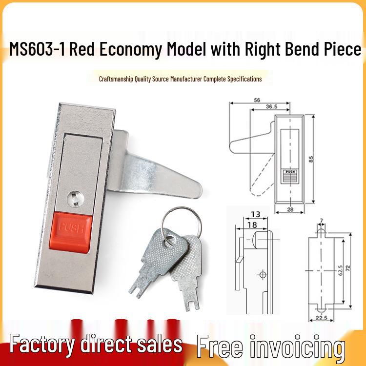 MS603 Electrical & Chassis Cabinet Flat Lock for Distribution, Switch, Fire, and Side Doors