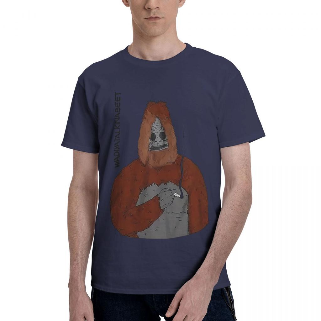 Sassy The Sasquatch Smoke 100 Cotton Casual Breathable Confortable Manga Designer Clothes Men Funny Gifts
