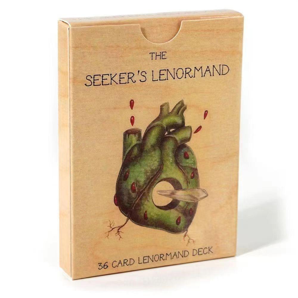 The Seeker's Lenormand Deck 36 ks jednoduchých předmětů s víceúčelovou symbolikou 9,4 * 6,6 cm