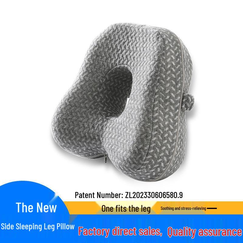 Exclusive Butterfly-Shaped Hollow Leg Pillow for Side Sleeping, Perfect for Pregnant Women and Men.
