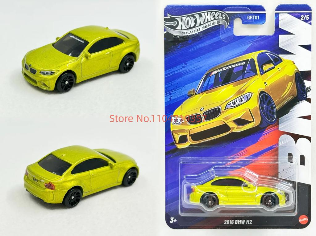 AAAOQ1 Hot Wheels Bmw Set 2025 Silver Series M1 M2 M3 M4 M5 1:64 Scale Die-Cast Model Vehicle Cars Unopened Grt01 Collection Mdoel Toys