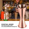 2pcs 304 Stainless Steel Cocktail Shaker Double Sided Bartending Tool Double Jigger  For Bartending