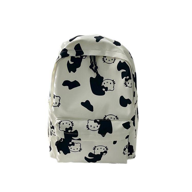 Schoolbag1011 New KT Cat Versatile Backpack Premium Sense Cartoon Cute Multifunctional Large Capacity Student School Bag