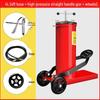 4L Foot-Operated Grease Gun with 4m Hose and Wheels