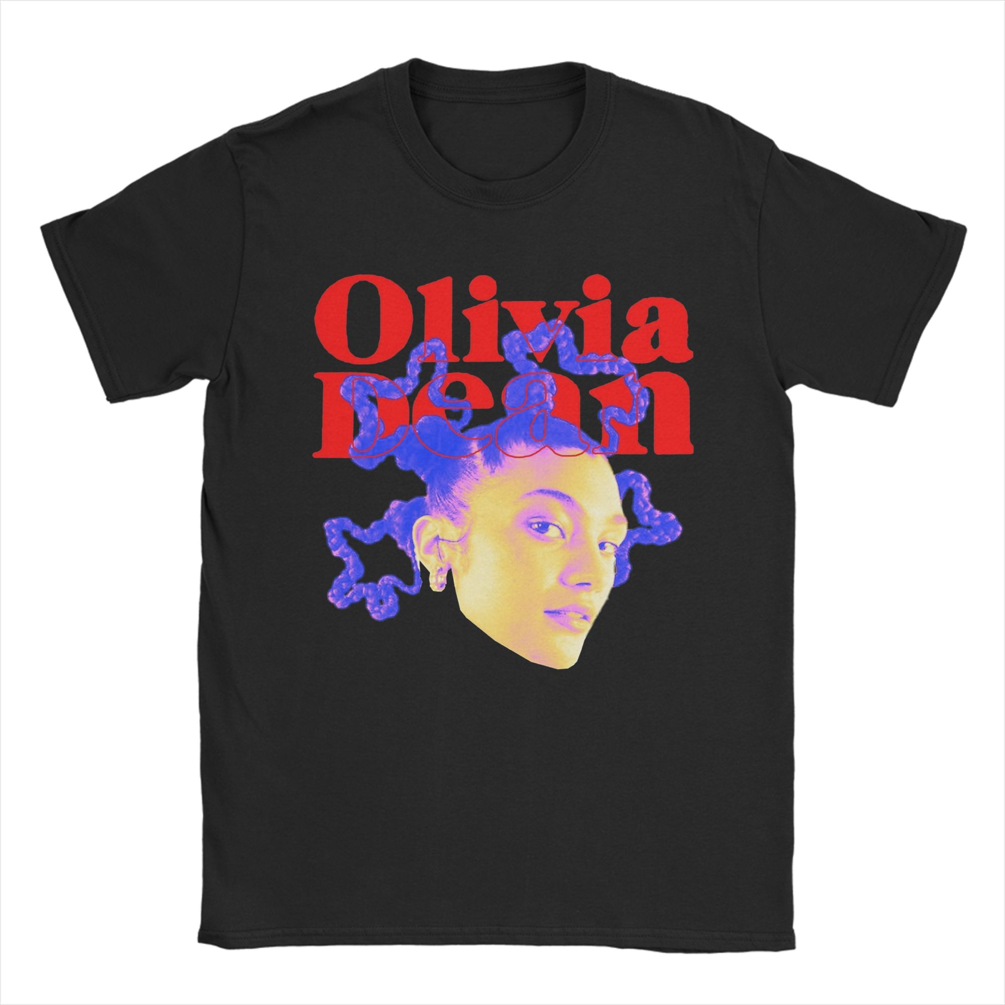 

Men Women Singer Olivia Dean T Shirt Pure Cotton Graphic T-Shirt Clothing Outfits S