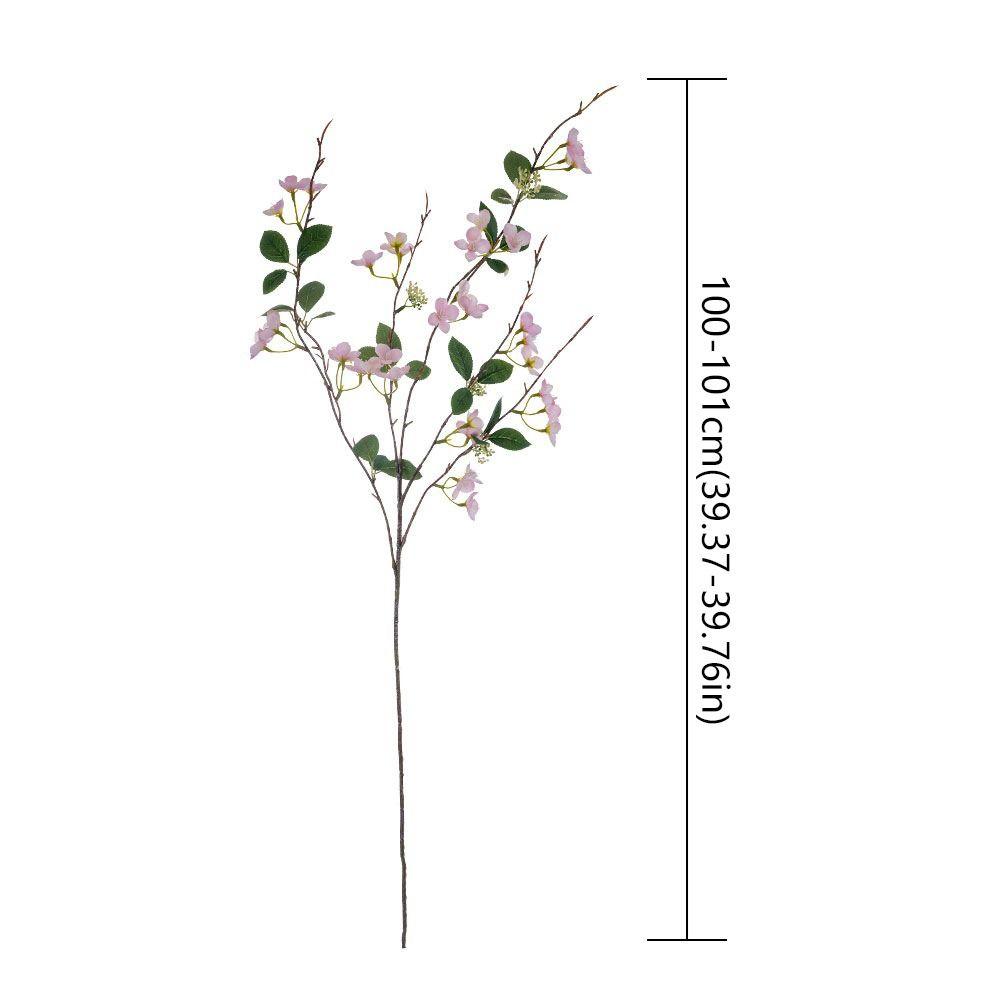 Real Touch Artificial Lilac Flower Elegant Fake Flower Silk Lilac Flower Branch Home Office Decor