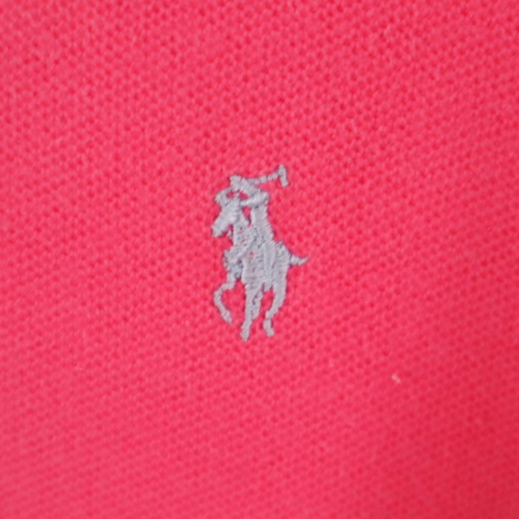 Polo by Ralph Lauren Short Sleeve Polo Shirt L Pink Fawn Men's Used