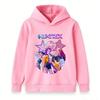 Kids Boys Girls Hoodie, Colorful Music Girl Group Disco Star Print Casual Long Sleeve Pullover Sweatshirt for Daily Wear