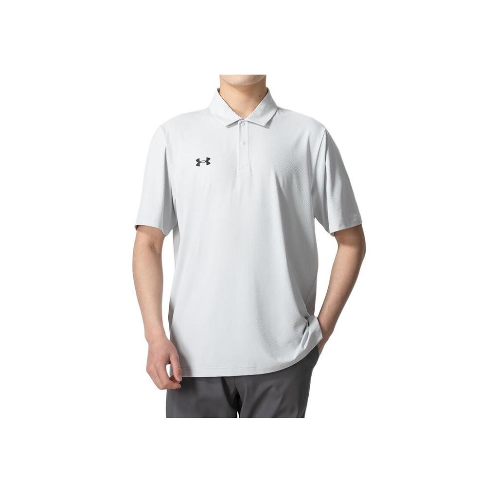 Under Armour Sports Casual Quick-Dry Short Sleeve Polo Shirt Men Polo Shirts Gray 24500503-009
