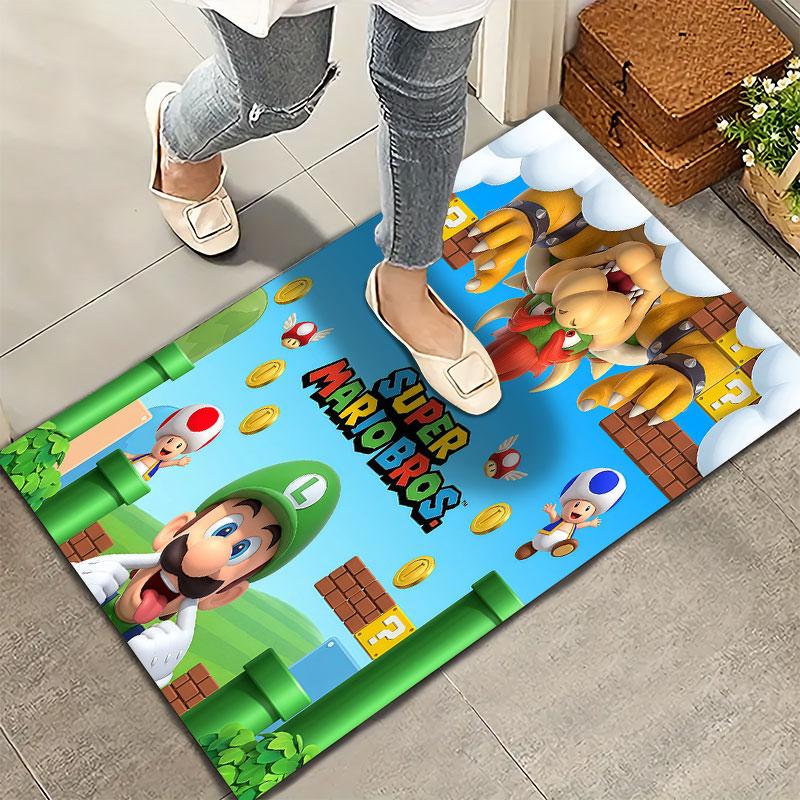 Super Mario Carpet Rug For Living Room Bedroom Home Sofa Decoration Kids Play Nonslip Floor Mat
