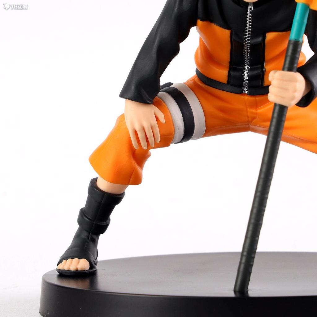12CM Anime Shippuuden Naruto Figure Global Character Popularity Ranking NARUTOP99 Carrying Flag Model Toy Gift Action Figure