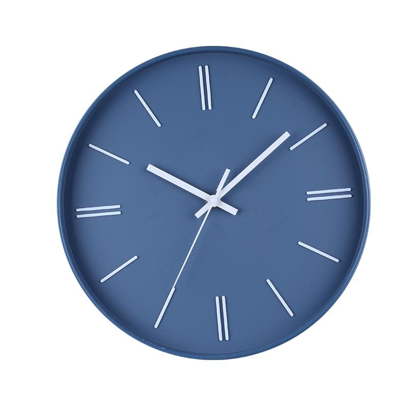 Simple 12-inch Electronic Silent Clock Living Room Home Fashion Wall Clock Travel Time Accurate Font Clear Quartz Clock