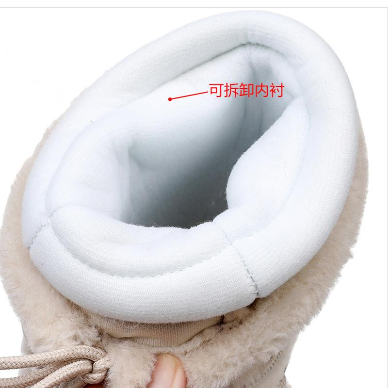 Fashion Women's Winter Boots 2025 New Thickened Space Boots Women Fur Splicing High Tube Woman Snow Boots Ldaies Winter Shoes Non-slip