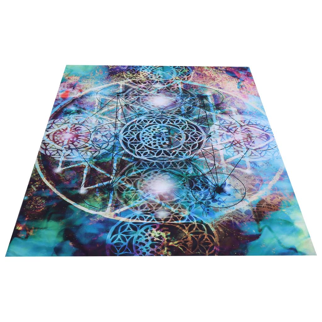 Polyester Tapestry Abstract Geometry Pattern Wall Hanging Blanket Art Home Decoration150x130cm