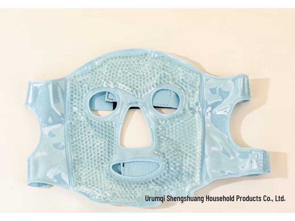 

Холодный компресс Маска для лица и глаз для восстановления после операции, Горячий компресс, Охлаждение всего лица, Хлопковая маска.