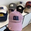 American Trendy Brand Letter Embroidered Baseball Cap for Men and Women Couples Street Fashion Retro Old Hole Wide Brim Cap