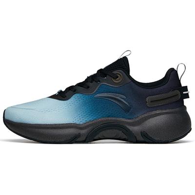 Cushioning Anti-Slip Wear-Resistant Breathability Low-Top Running Shoes Men's Blue Black Sneakers 112225520-8