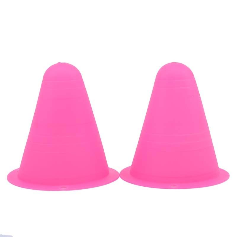 10PCS Colorful Training Marker Cones Mini Sports Cones Football Training Sports Equipment Roller Skating Barriers