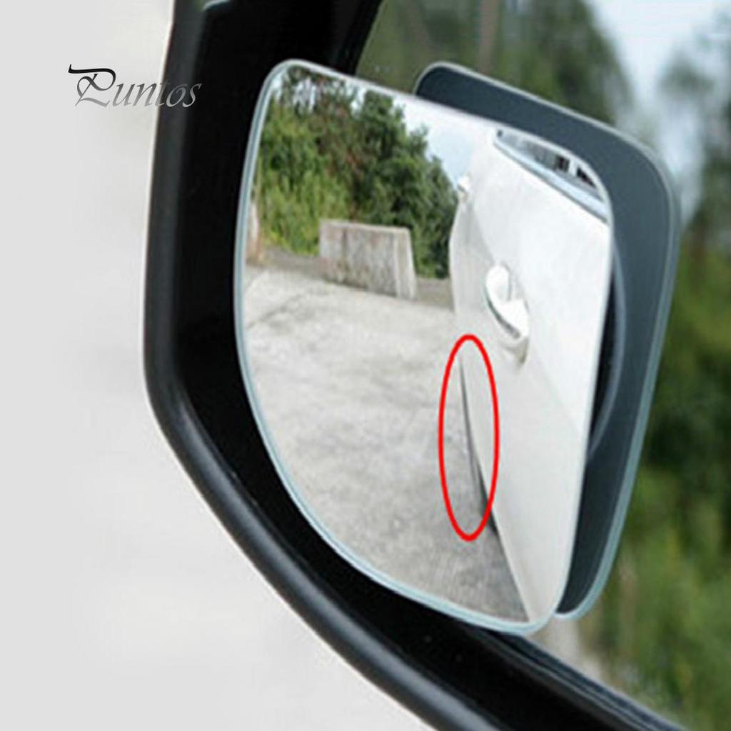 1 Pair Car Auto Wide Angle Rearview Adjustable Blind Spot Mirror